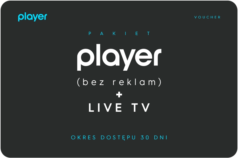 PLAYER (Bez Reklam) + LIVE TV 30 dni [Bon Agencyjny]