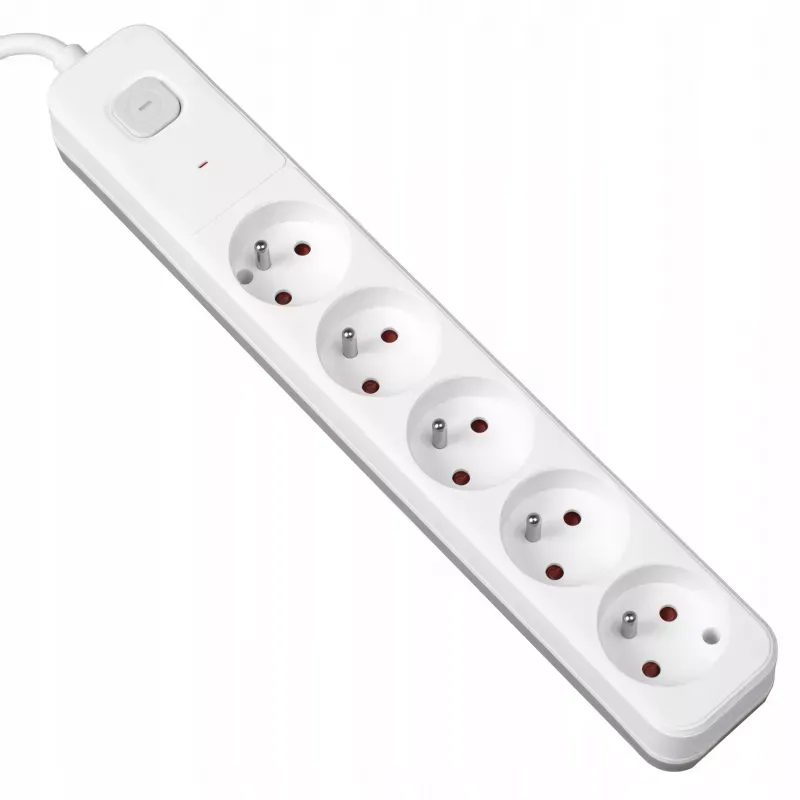 Listwa Vayox VA0417-3 5 gniazd 3m Biały