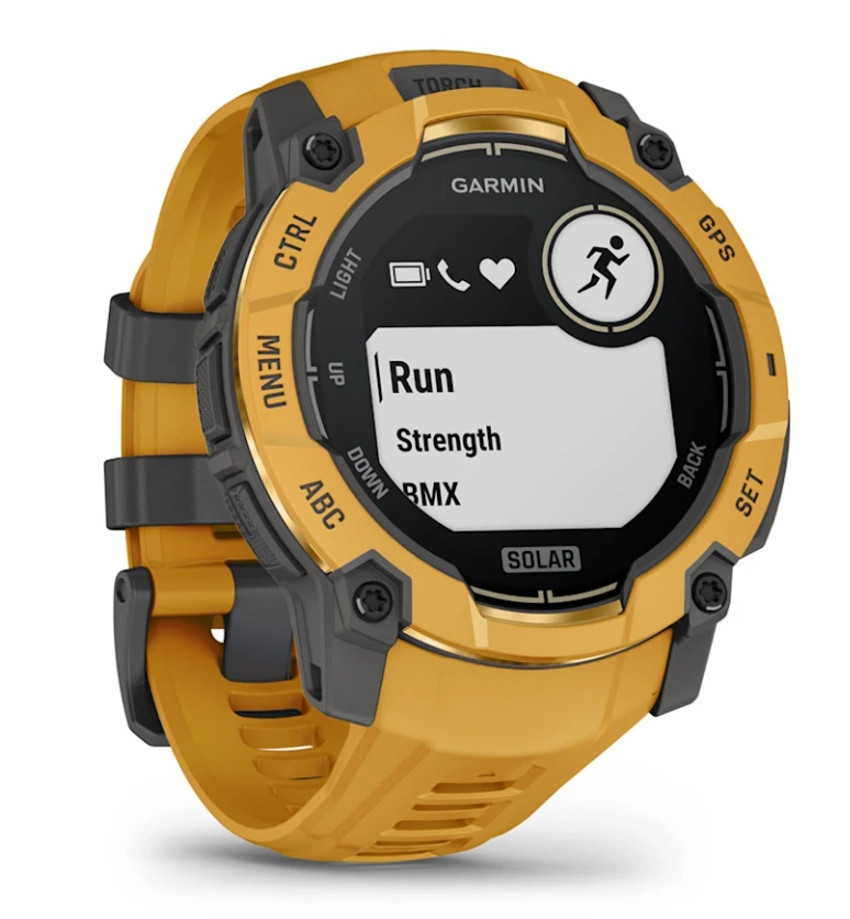 Smartwatch Garmin Instinct 3 Solar 50mm GPS Pomarańczowy