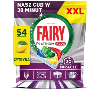 Kapsułki do zmywarki Fairy Platinum Plus 54szt
