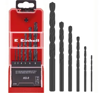 Zestaw wierteł Einhell 49423006 HSS-R BLACK (6 szt.)