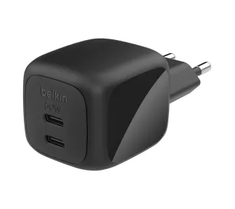 Ładowarka sieciowa Belkin WCH019KQBK 2x USB-C 50W Czarny