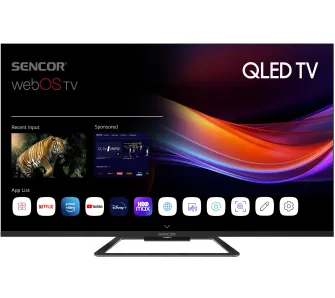 Telewizor Sencor SLE 43Q871B 43" QLED 4K webOS Smart TV DVB-T2