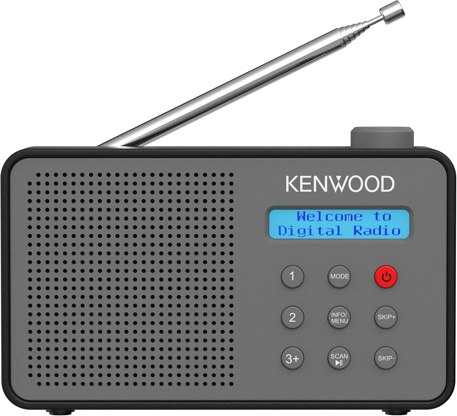 Radioodbiornik Kenwood CR-M25DAB-H Radio FM, DAB+ Bluetooth Szary