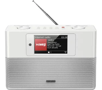 Radioodbiornik Kenwood CR-ST120S-W Radio FM, DAB+ Internetowe Wi-Fi Bluetooth Biały