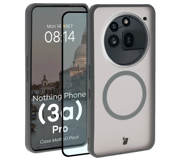 Bizon MatteO Pack do Nothing Phone 3a Pro Szary
