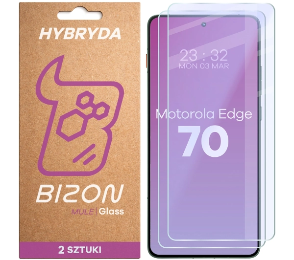 Bizon elastyczne Glass Mule Duo do Motorola Edge 70 2 sztuki