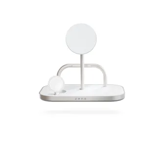 Ładowarka indukcyjna Zens 4-1 Wireless Charger Qi2 MagSafe 60W Biały
