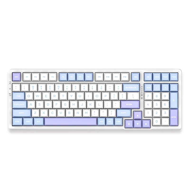 Klawiatura mechaniczna VGN V98Pro V3 Arctic Fox Switch Biało-Błękitny