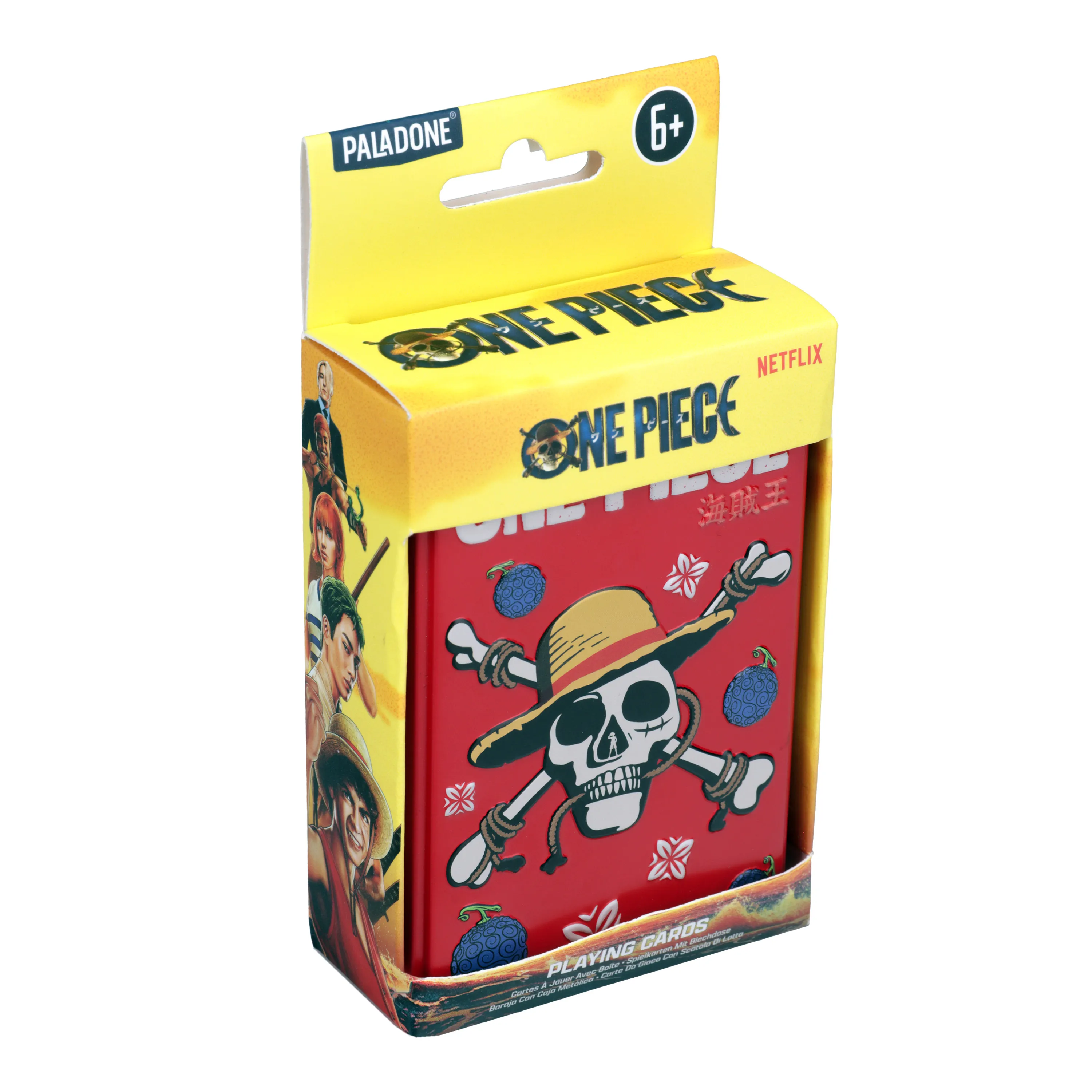 Karty do gry Paladone One Piece Playing Cards w Metalowej Puszce