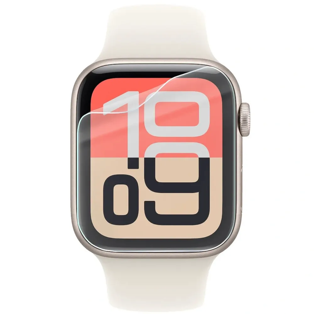 Folia hydrożelowa Bizon Watch Film HydroFlex do Apple Watch 4/5/6/7/8/9/SE/SE 2/SE3 44 / 45 mm