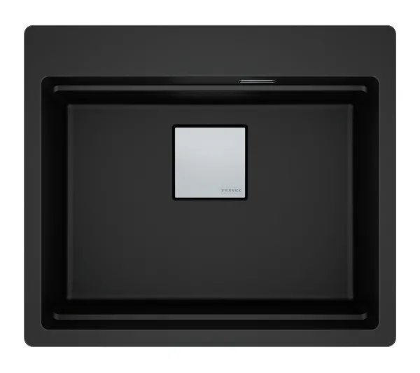 Zlewozmywaki kuchenne - Franke Kanon KNG PRO 610-53 Granitowy Czarny Mat