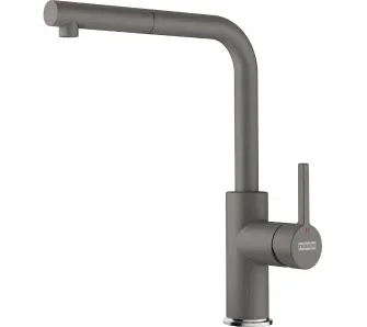 Bateria Franke Urban 2.0 L pull-out Kamienny szary Mosiądz