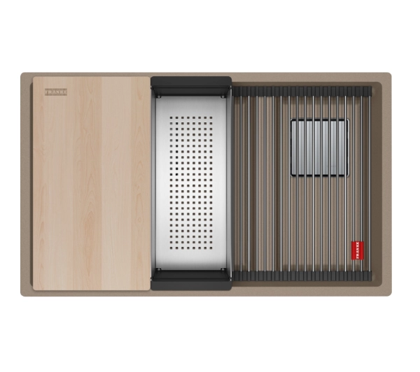 Zlewozmywaki kuchenne - Franke Kanon KNG PRO 160-46-21 Granitowy Cappuccino