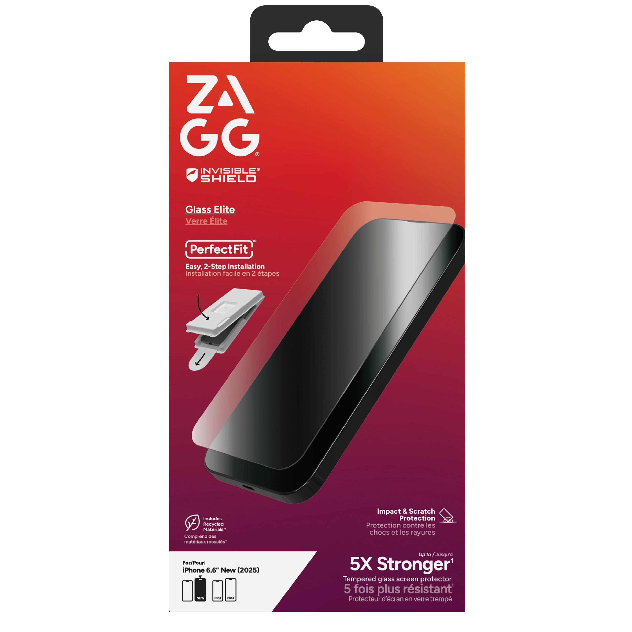 Szkło hartowane Zagg InvisibleShield Elite do iPhone Air