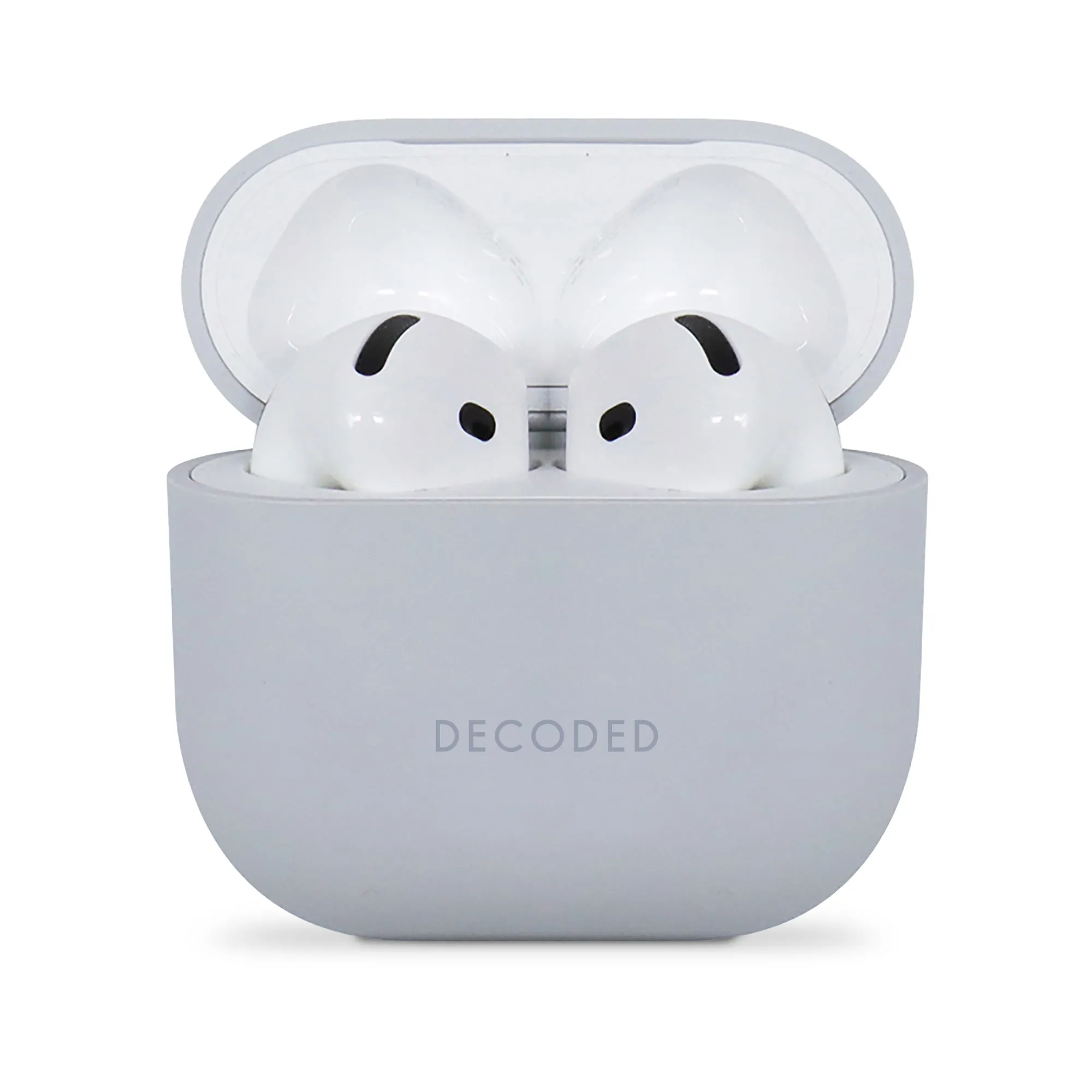 Etui na słuchawki Decoded Silicone Aircase do AirPods 4 Clay