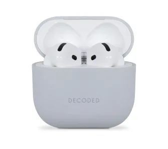 Etui na słuchawki Decoded Silicone Aircase do AirPods 4 Clay