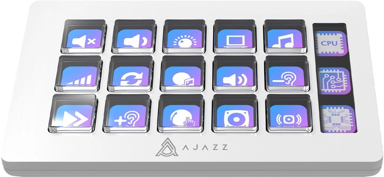 Kontroler Ajazz AKP153E Biały