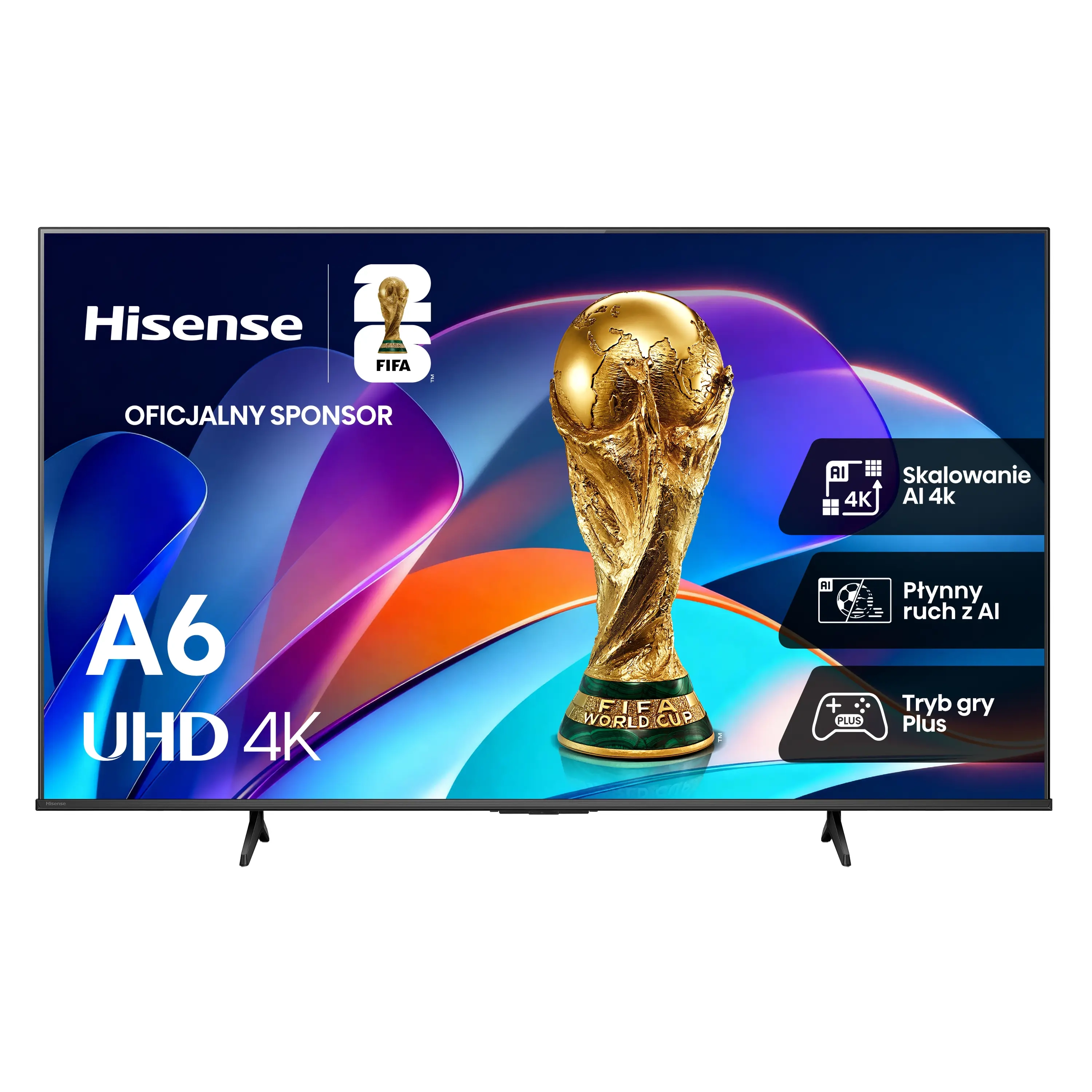 Telewizor Hisense 43A6S 43" LED 4K Smart TV Funkcje AI Dolby Vision HDMI 2.1 DVB-T2