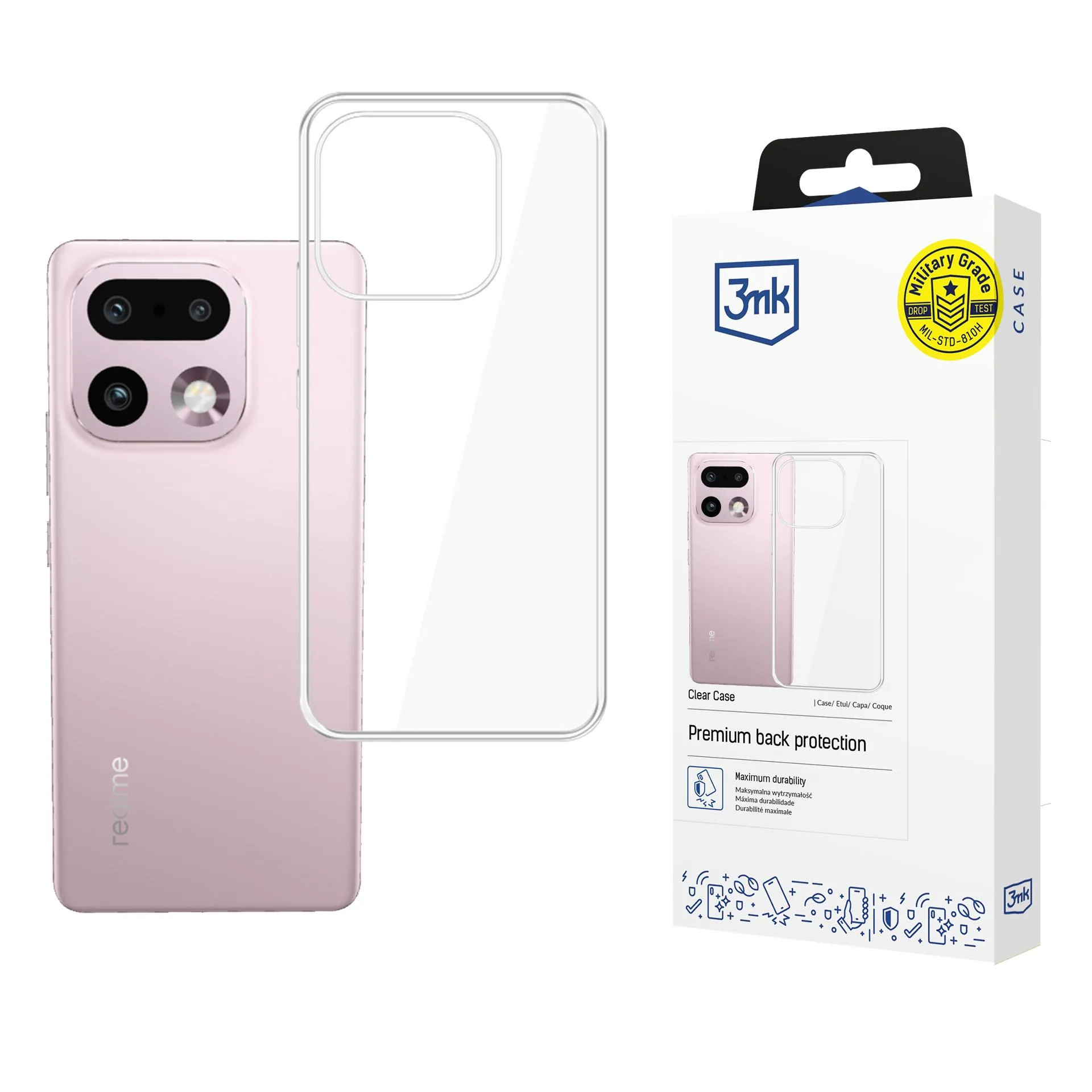 Etui 3mk Clear Case do realme 16 Pro+ 5G Przezroczysty