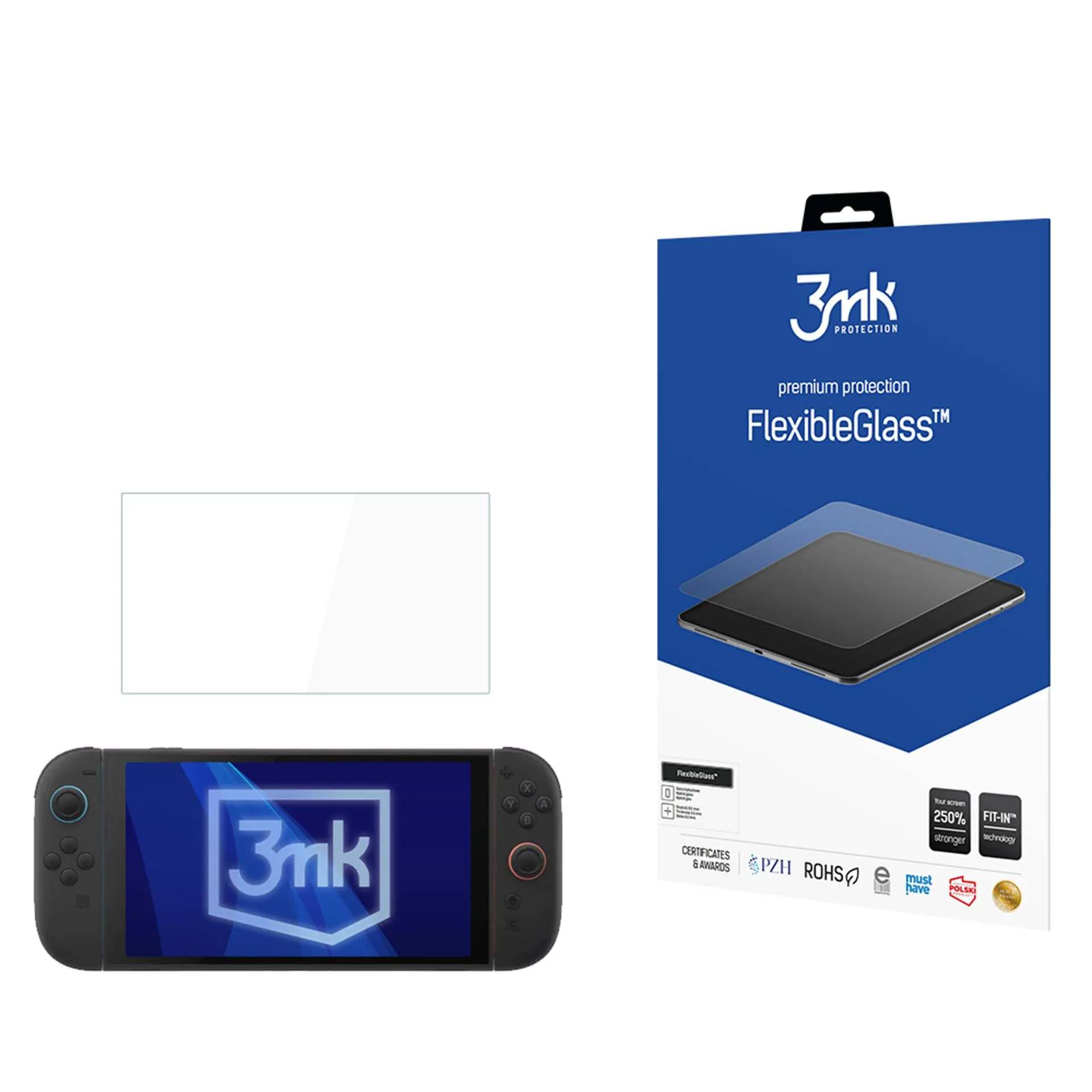 Szkło hybrydowe 3mk FlexibleGlass do Nintendo Switch 2