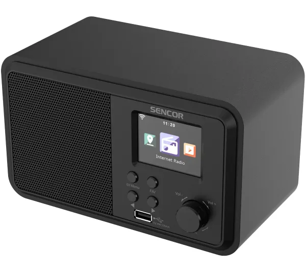 Sencor SIR 5100WDB Radio FM DAB+ Internetowe Bluetooth Czarny