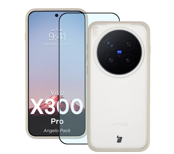 Bizon Angelo Pack do Vivo X300 Pro Beżowy