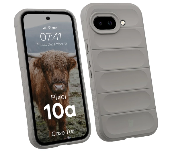 Bizon Case Tur do Google Pixel 10a Jasnoszary