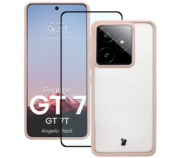 Bizon Angelo Pack do Realme GT 7 / 7T Różowy