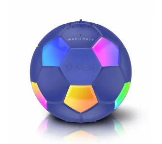Głośnik Bluetooth Musicmate MM-SB40-N FootballWave LED 5W Niebieski