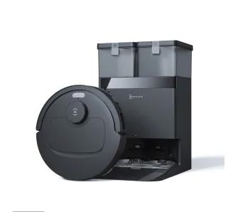 Robot sprzątający Ecovacs Deebot T30E Omni Funkcja mopowania Stacja oczyszczająca Tworzenie mapy pomieszczenia 64dB Funkcje AI Czarny
