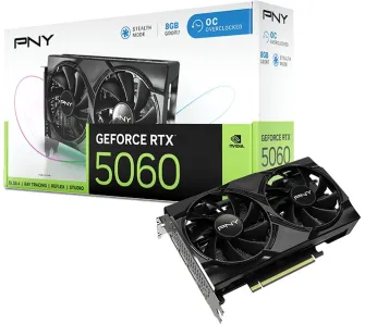 Karta graficzna PNY GeForce RTX 5060 Overclocked Dual Fan 8GB GDDR7 128bit DLSS 4