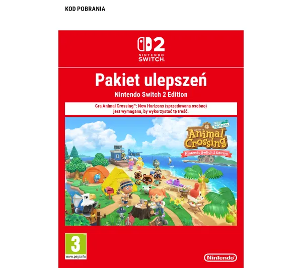 Animal Crossing New Horizons Upgrade Pack Nintendo Switch 2 Edition [Bon Aktywacyjny]