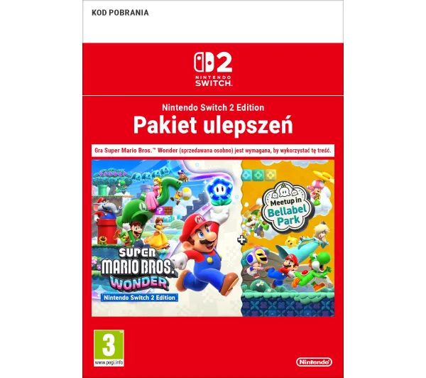 Super Mario Bros. Wonder Nintendo Switch 2 Edition + Meetup Gra na Nintendo Switch 2 [Bon Aktywacykny]