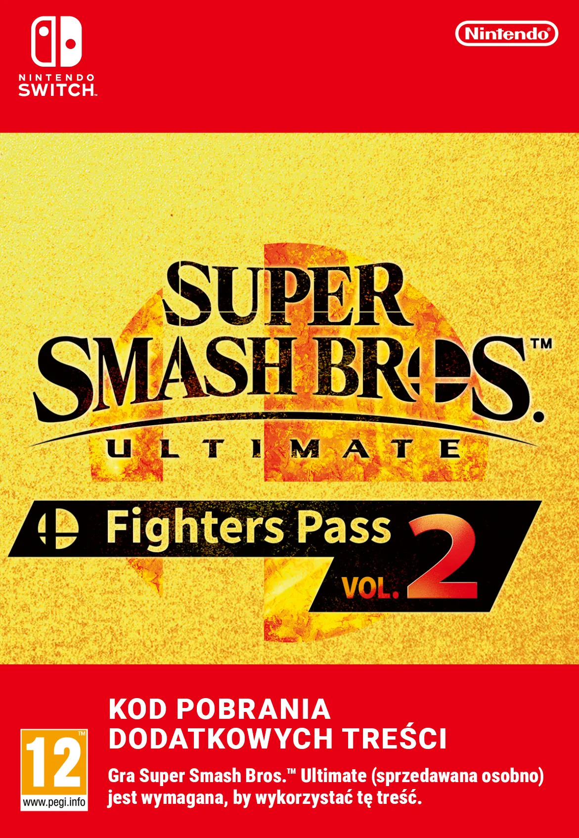 Super Smash Bros Ultimate: Fighters Pass Vol. 2 DLC Nintendo Switch [Bon Aktywacyjny}