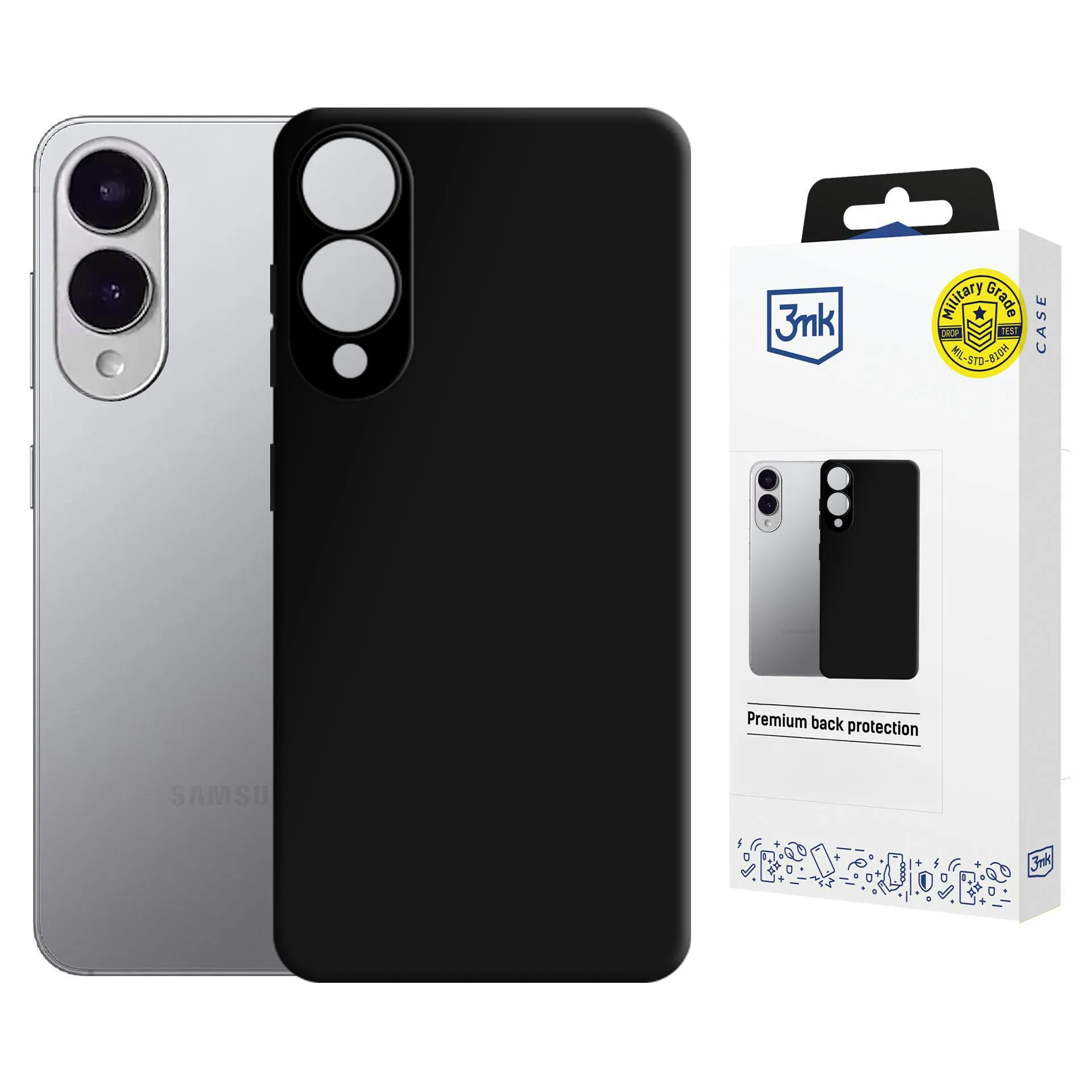 Etui 3mk Hardy Mellow MagCase do Galaxy S25 Edge Czarny
