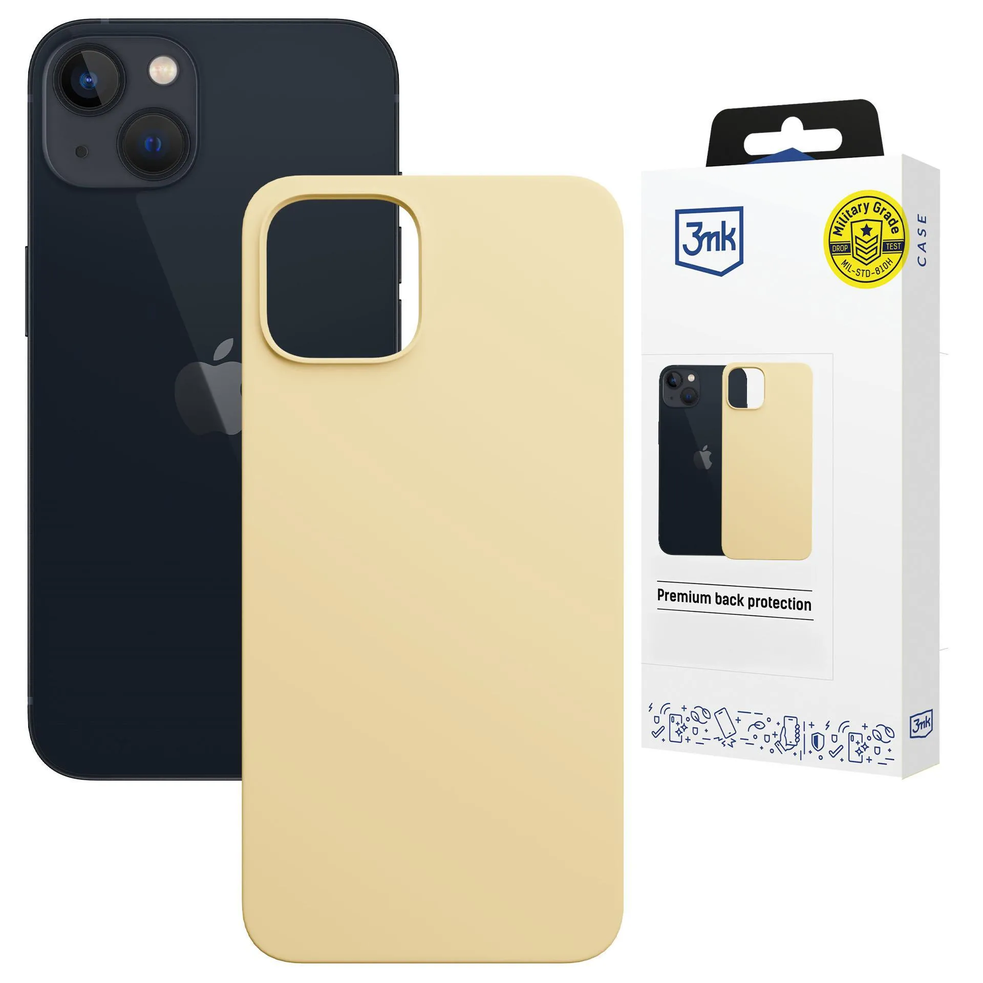 Etui 3mk Hardy Mellow MagCase do iPhone 15 Żółty