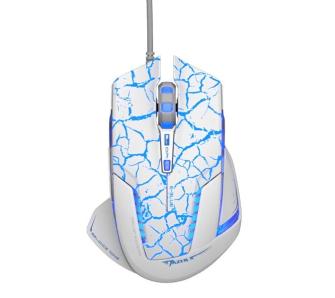 Myszka gamingowa E-BLUE Mazer Pro  - biało-niebieska