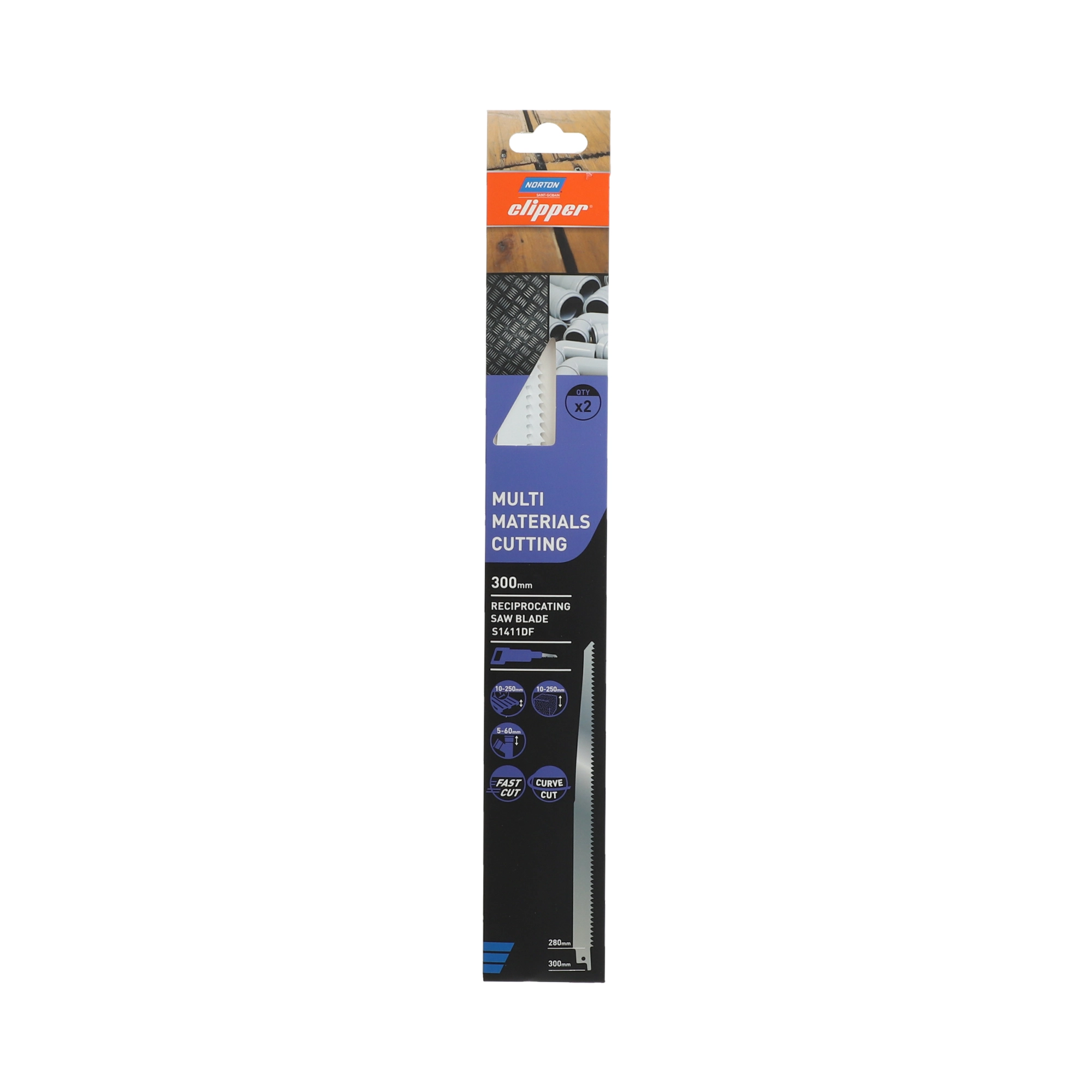 Zestaw brzeszczotów Norton Clipper 70184608358 2szt 300mm