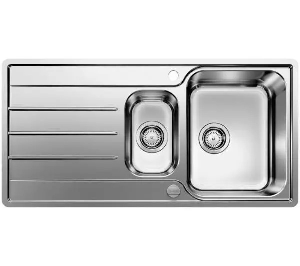 Zlewozmywaki kuchenne - Blanco LEMIS 6 S-IF 523033 Stalowy Srebrny