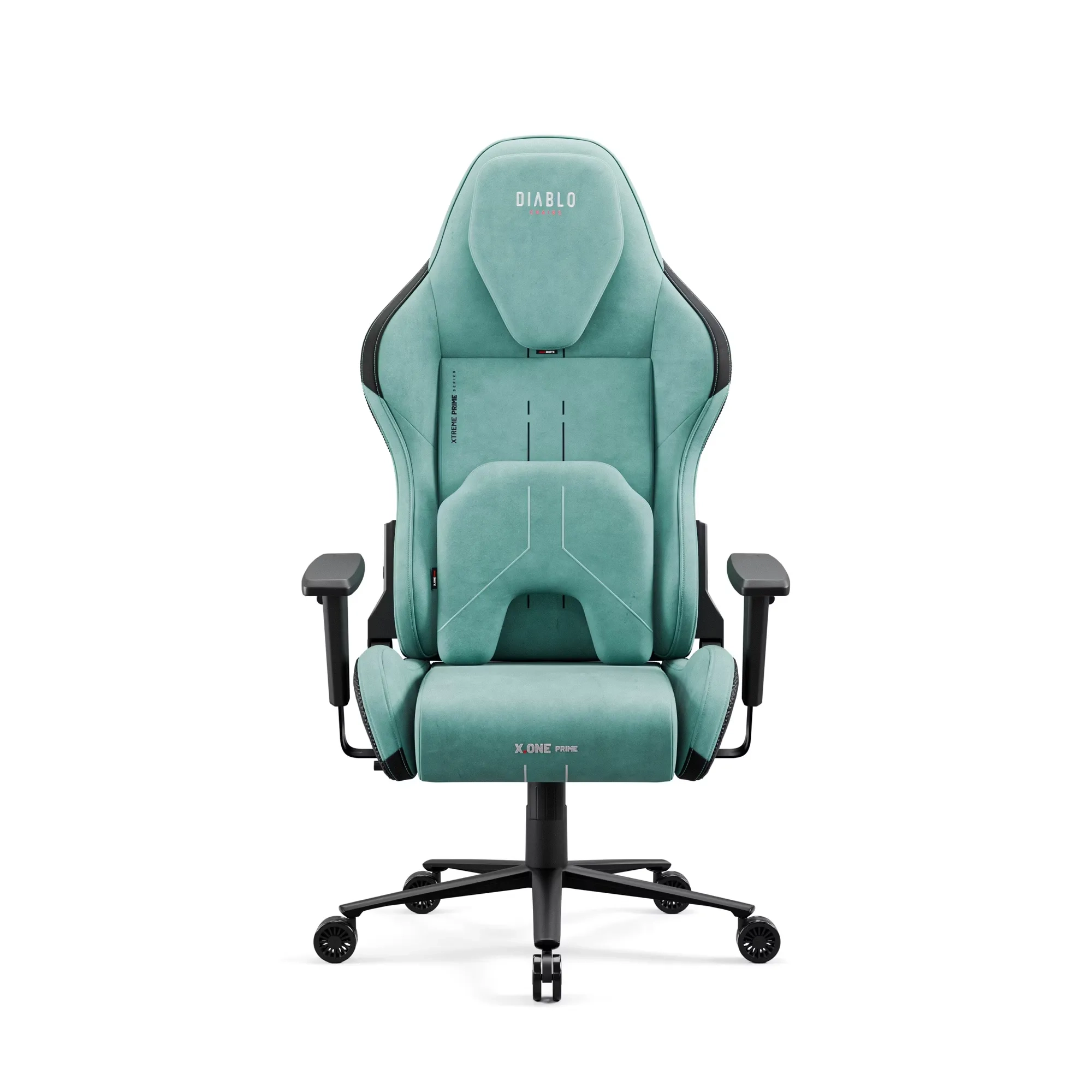Fotel Diablo Chairs X.One Prime,Normal Size, Mystic Mint Gamingowy Do 140kg Tkanina Miętowy