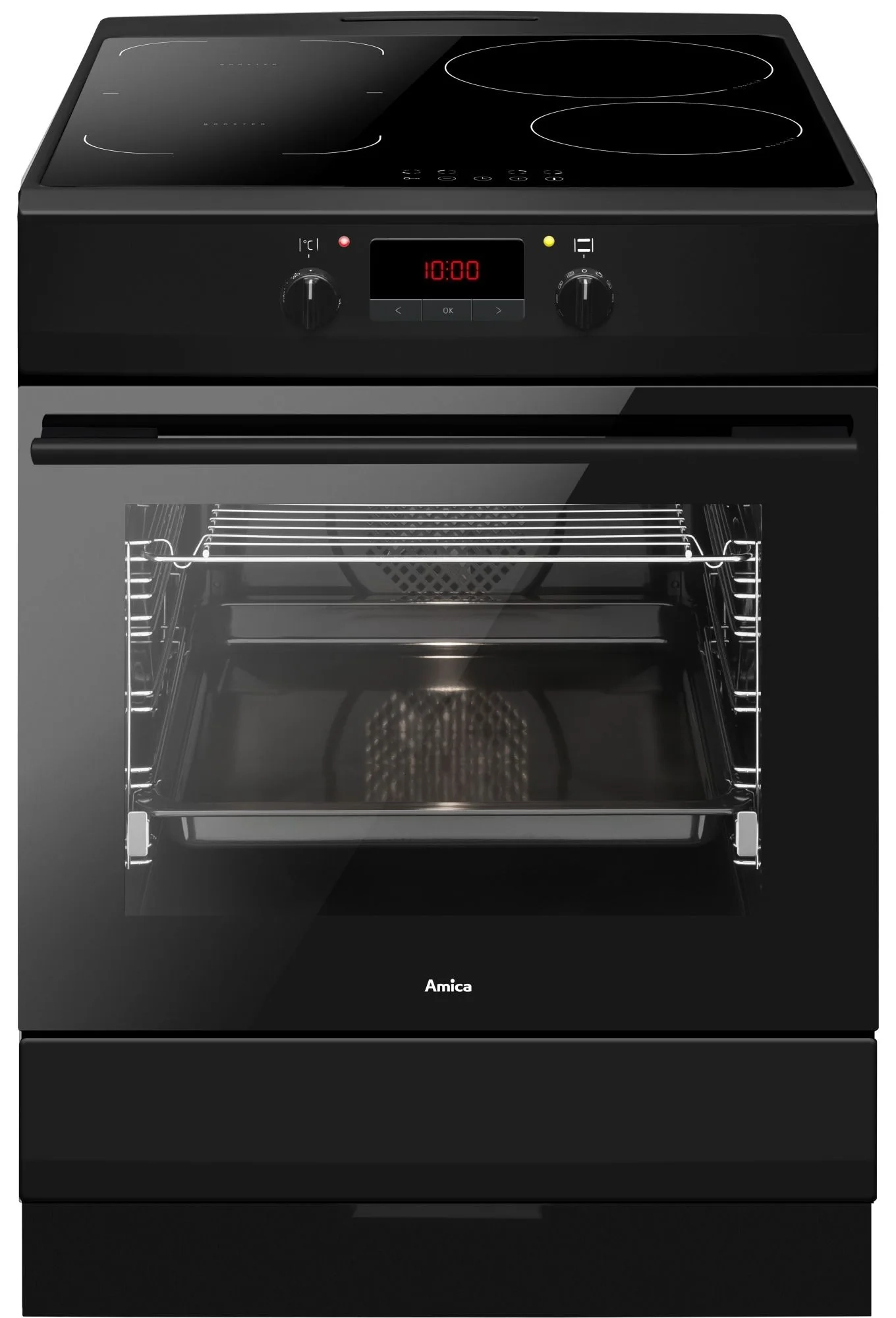 Kuchnia indukcyjna Amica 6120IE3.392TADP(BM) Pizza Termoobieg Grill