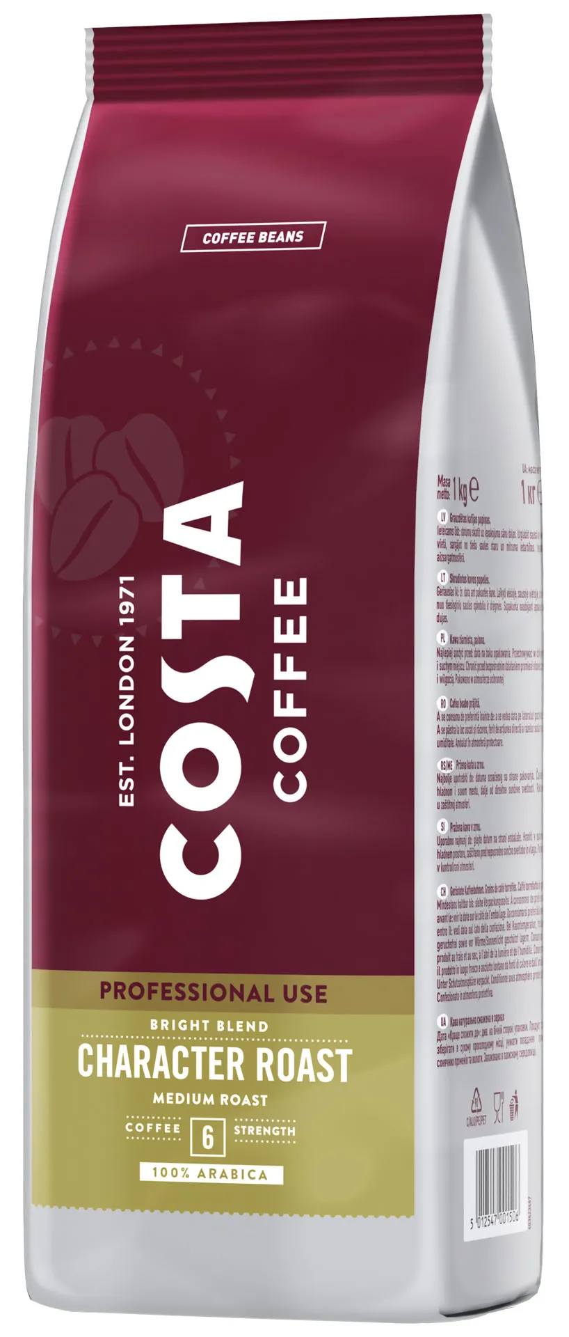 Kawa ziarnista Costa Coffee Bright Blend 1kg