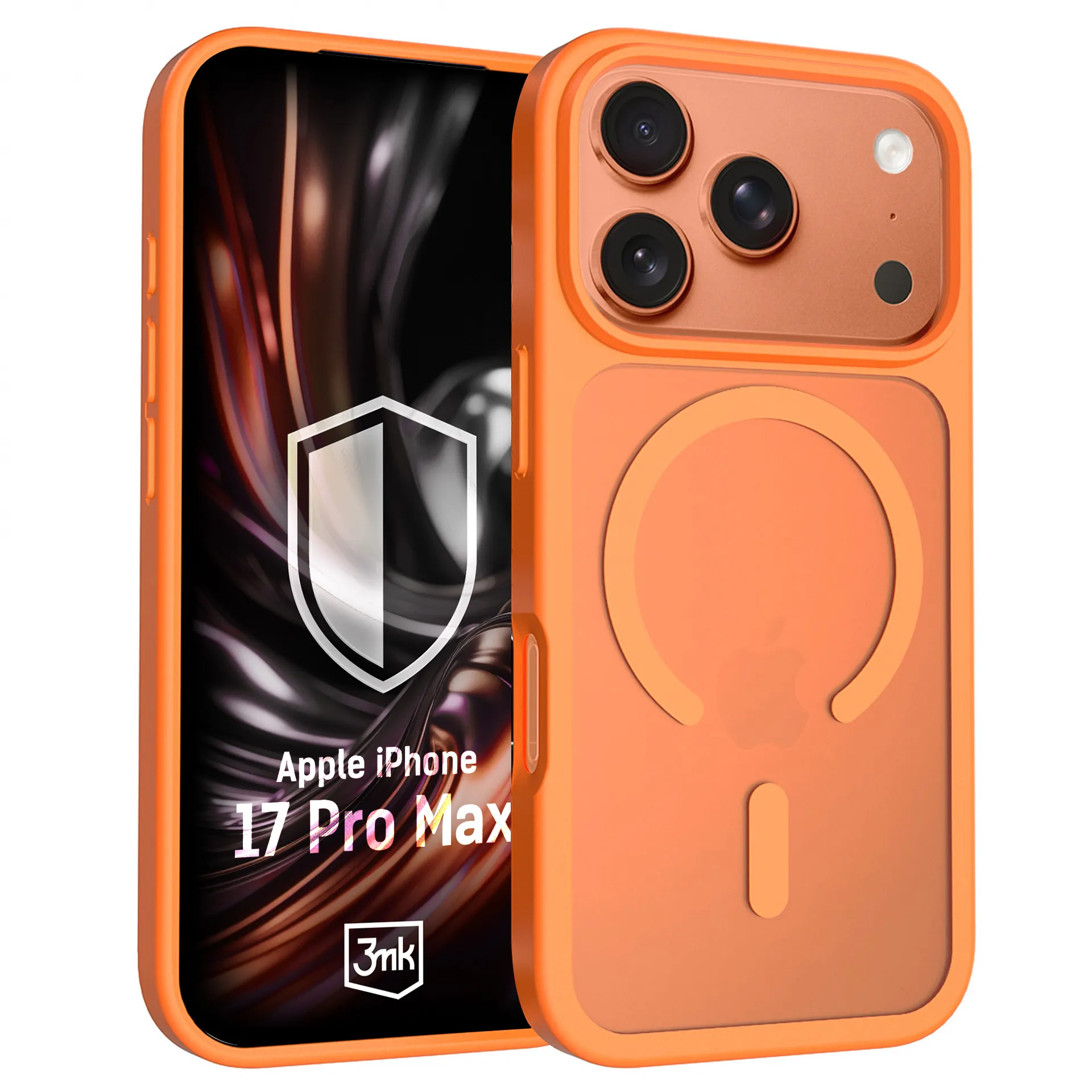 Etui 3mk Hardy Hazy MagCase do iPhone 17 Pro Max/ 18 Pro Max Pomarańczowy
