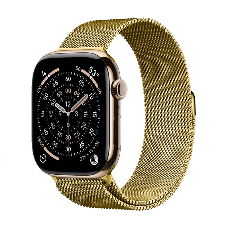 Pasek Crong Milano Steel do Apple Watch 38/40/41/42mm Złoty