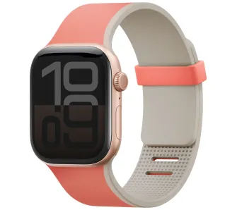 Pasek UNIQ Revix IV Premium do Apple Watch 49/46/45/44mm Edition Reversible Magnetic różowy-beżowy