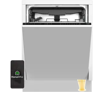Zmywarka Whirlpool WH6ITC14B4N6LW 60cm Automatyczne otwieranie drzwi Szuflada na sztućce Zdalne sterowanie