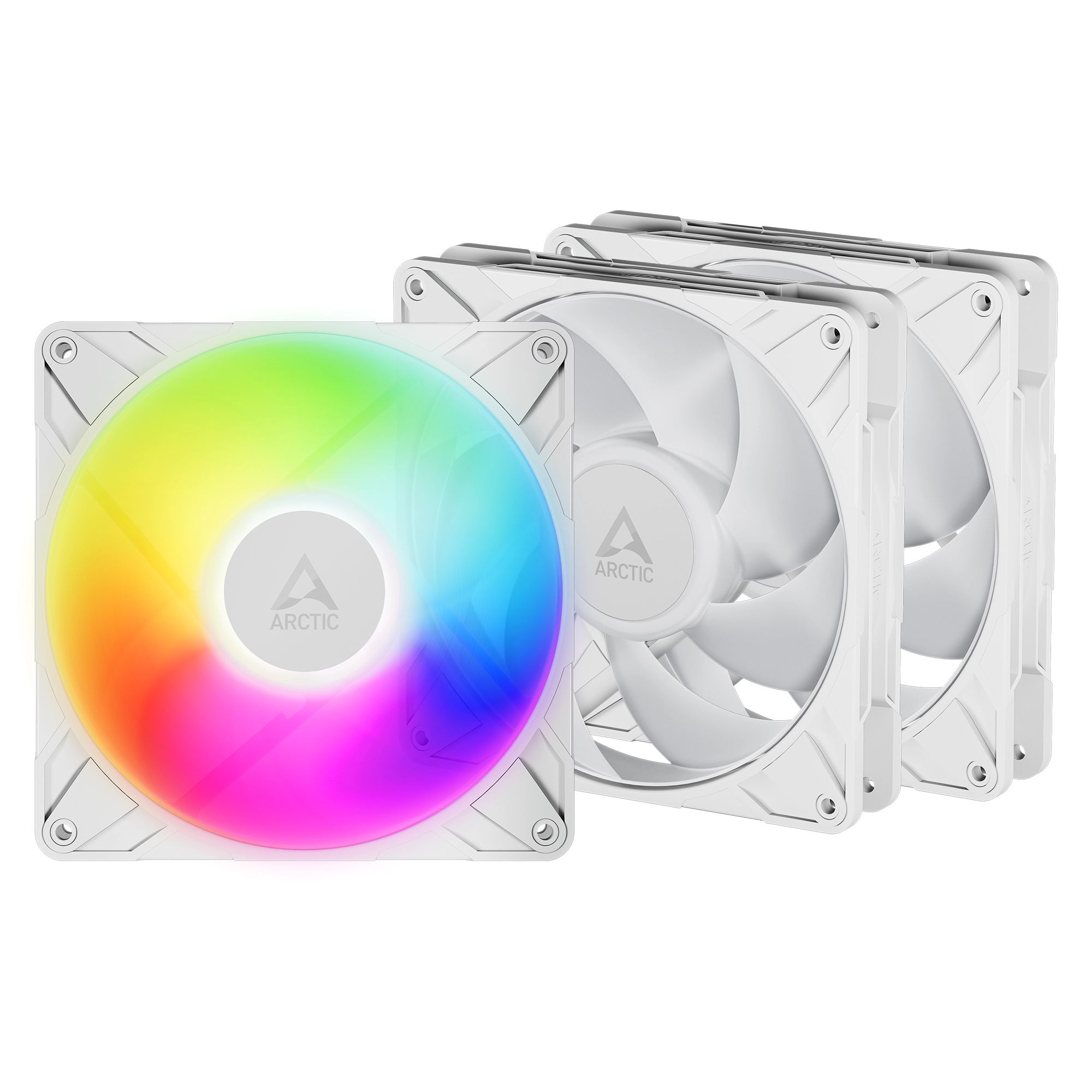 Zestaw wentylatorów Arctic P14 Pro A-RGB PWM 140mm 3szt. Biały