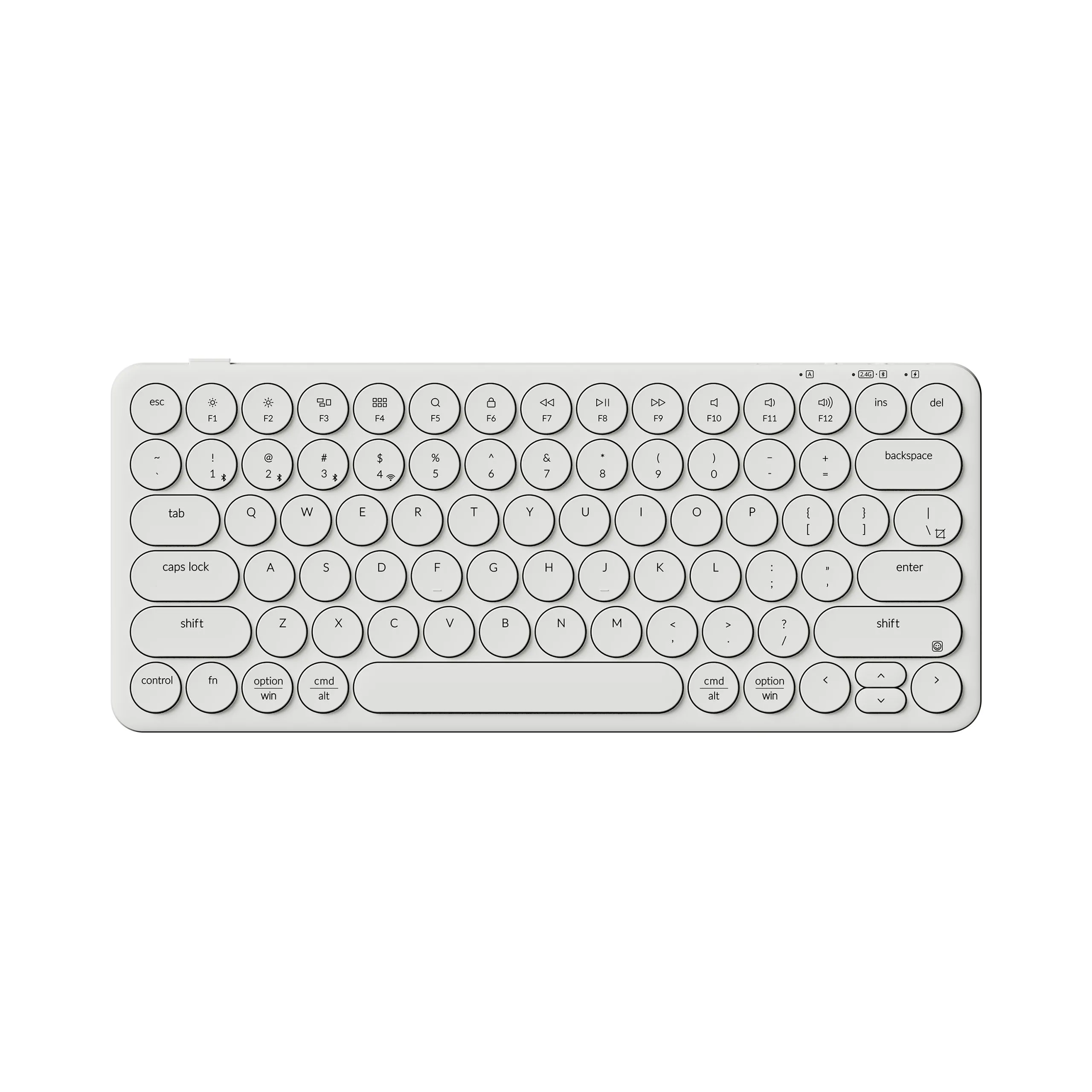 Klawiatura nożycowa Keychron B3 Pro Ultra-Slim Biały