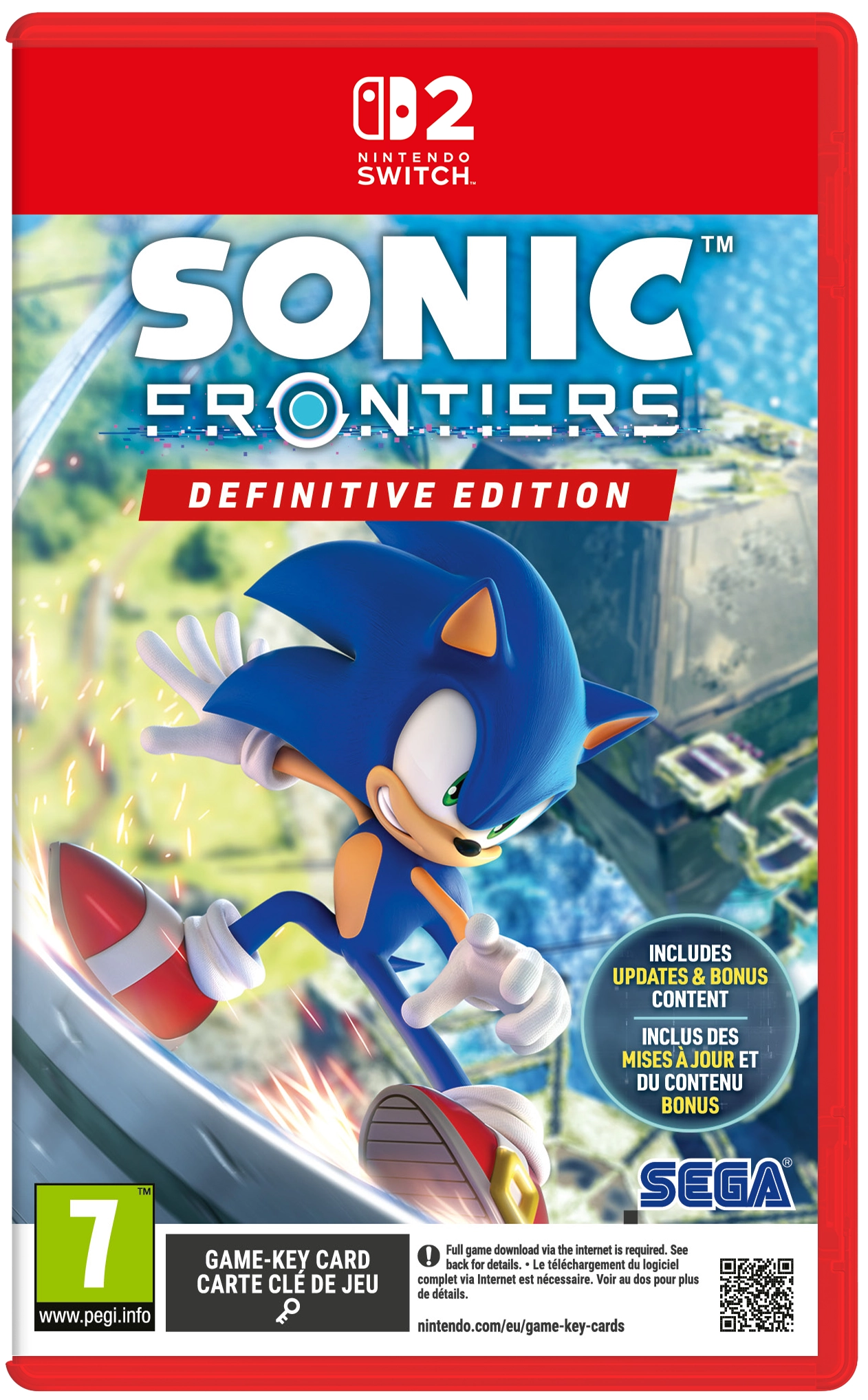 Sonic Frontiers Definitive Edition Gra na Nintendo Switch 2